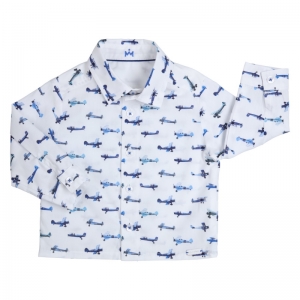 hemd white/blue