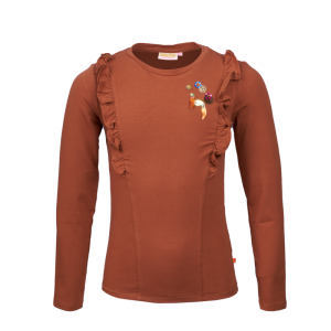 T-shirt cognac
