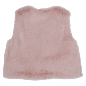 Gilet pels oldrose
