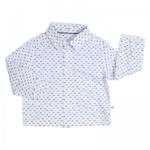 Hemd white/blue