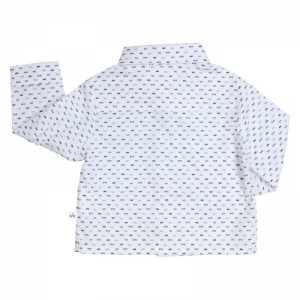 Hemd white/blue