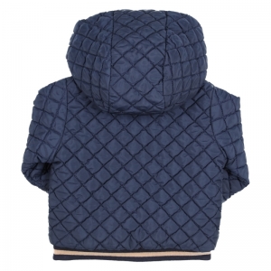 Gilet met kap navy