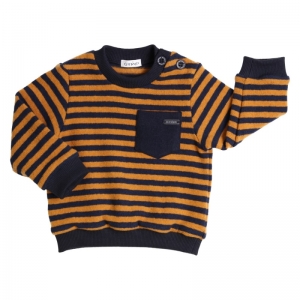 Pull mustard/navy