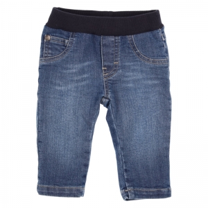Jeans met elastiek blue