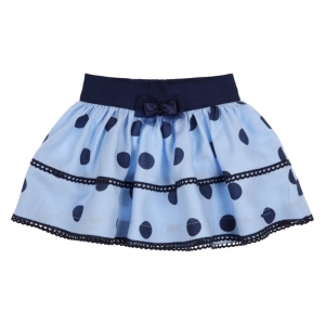 Rok blauwe stippen blue/navy
