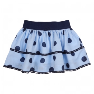 Rok blauwe stippen blue/navy