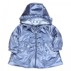 Regenjas met kap blue