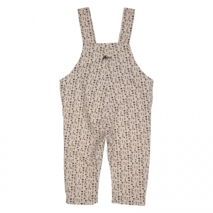 Salopette hartjes beige/black
