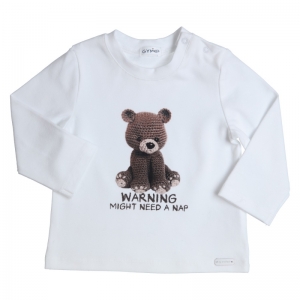 T-shirt met beer white