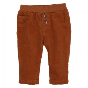 Broek velours cognac