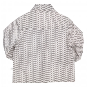 Hemd print white/antracite