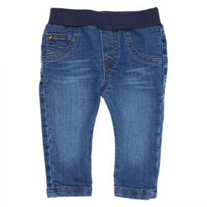 Jeans elastiek blue