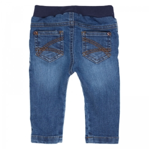 Jeans elastiek blue