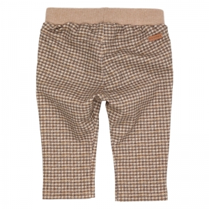 Broek geruit beige/brown