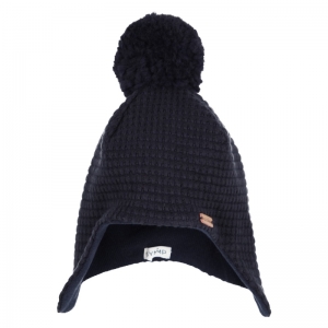 Muts pompon navy