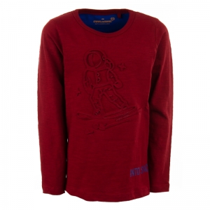 T-shirt bedrukking bordo