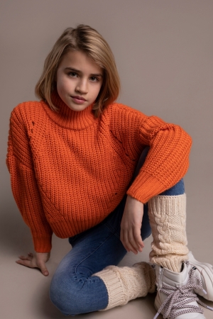 Tricot pull effen 599