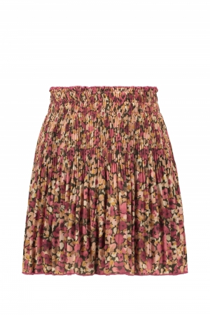 Rok print plisse 932