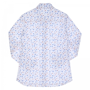 Hemd print gitaar white/multi