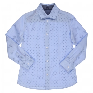 Hemd print blue
