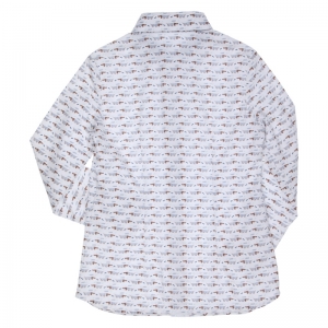 Hemd hondjes white/blue