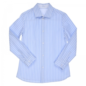 Hemd gestreept lightblue/white