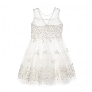 Kleed wit, goud offwhite/gold