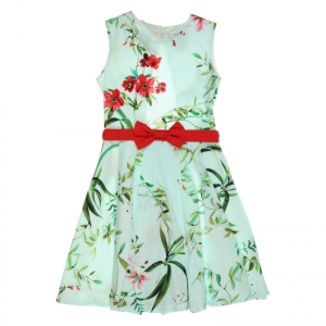 Kleed gebloemd mint