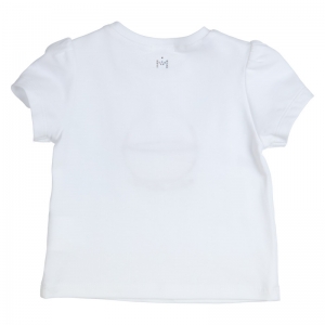 T-shirt Basket of Flowers white