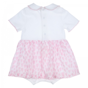 Kleed white/lightpink