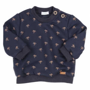 Sweater navy/beige