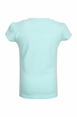 T-shirt giraf light aqua