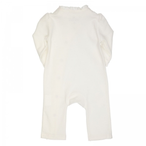 Kruippakje strikjes oFfwhite