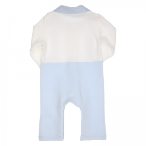 Kruippakje kraag light blue