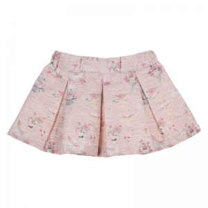 Rok plooien oldrose/grey
