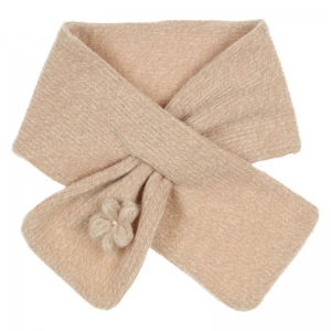 Sjaal bloem camel