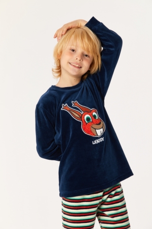 Jongens pyjama velours 883