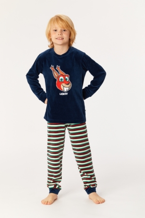 Jongens pyjama velours 883