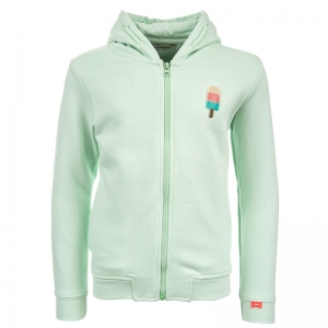 Hoodie rits mint