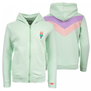 Hoodie rits mint