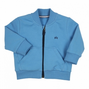 Gilet met rits blue