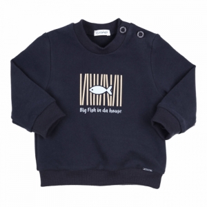 Sweater vis navy