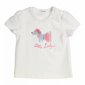 T-shirt hond white