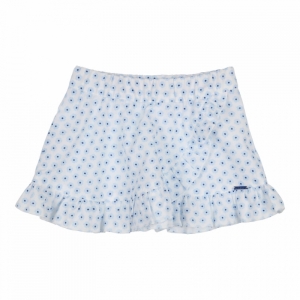 Rok print white/lightbleu