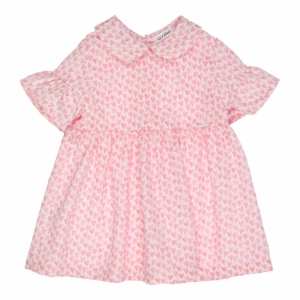 Kleed bedrukt light pink/whit