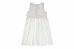 Kleed voile rok offwhite