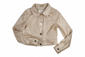 Jas lederlook gold