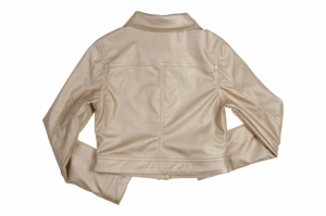 Jas lederlook gold