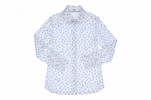 Hemd white/blue