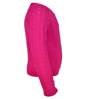 Gilet dark pink